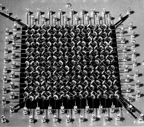 Picture of early core memory